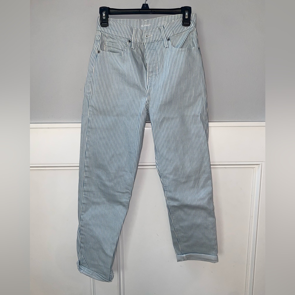 OLDNAVY- High waisted, striped pants